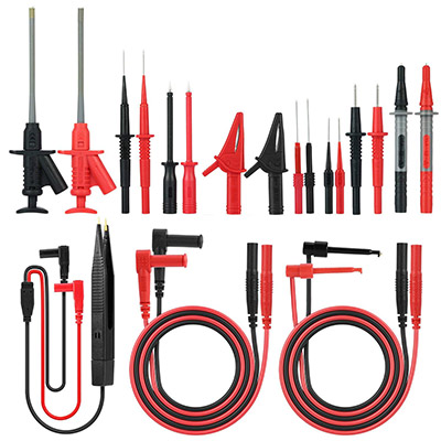 Nicrulp Krokodilklemmen Set Mit Messleitungen - Professionelles Zubehör Für Multimeter Und Elektroinstallation